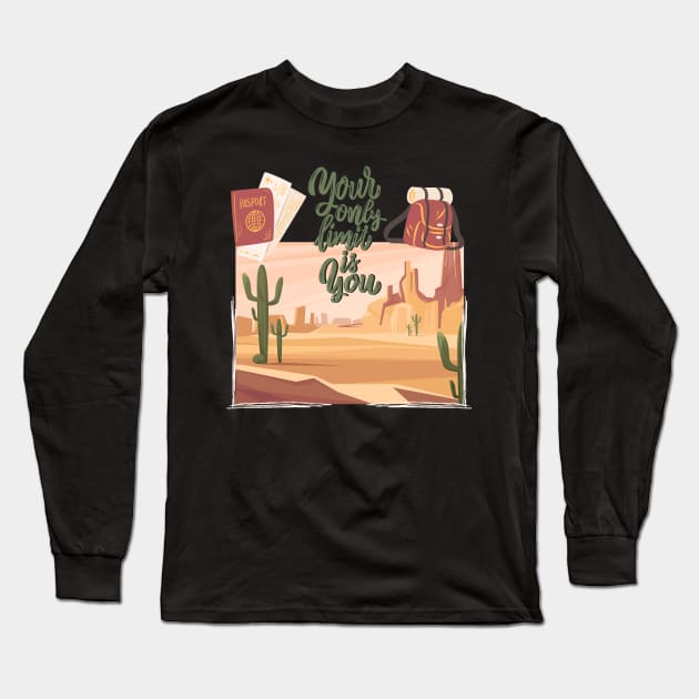 Ready for new adventure time love travel Explore the world holidays vacation Long Sleeve T-Shirt by BoogieCreates